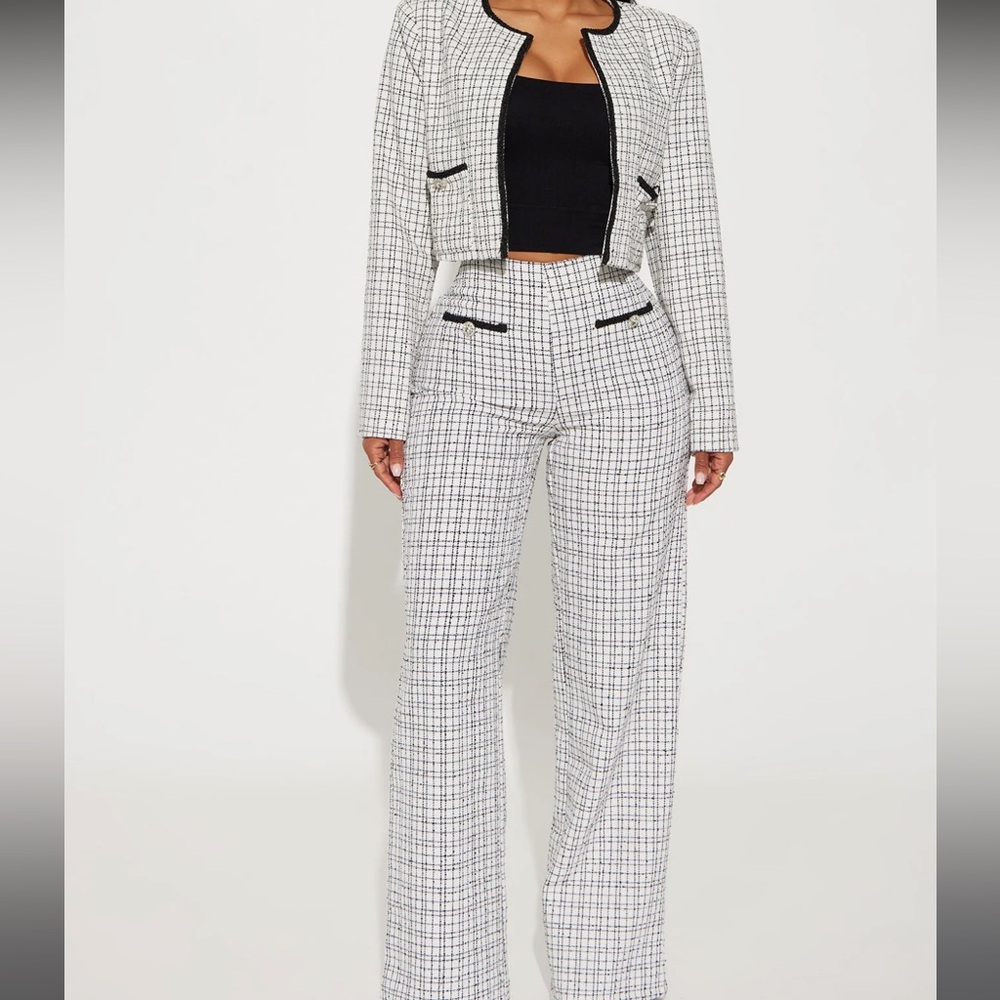 NEW WITH TAGS Tweed pant set